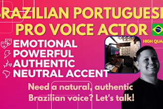 dub your video in portuguese with a perfect lip sync