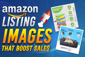 design amazon listing images and product infographic