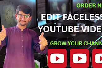 edit faceless youtube videos