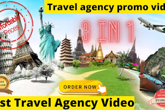 do travel agency, travel agent and travel planer  promo video