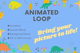 animate your picture in loop animation