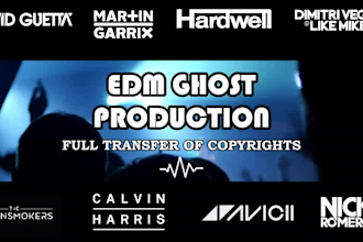 be your expert edm ghost producer