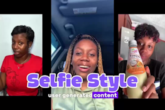 record authentic selfie style ugc ads videos for your brand