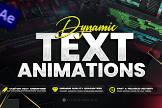 design smooth and visually appealing dynamic text animation