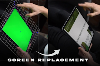 do realistic screen replacement for phone, TV and billboard