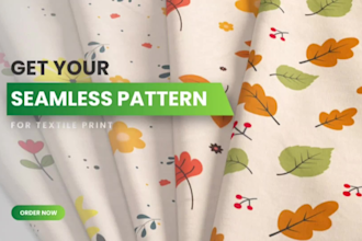 design seamless repeat patterns and textile print