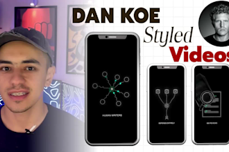 create viral minimalist animated reels like dan koe