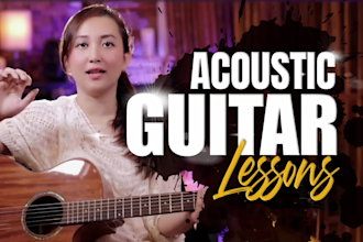 teach acoustic guitar lessons for all levels