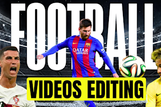 edit high quality sports soccer football highlight video