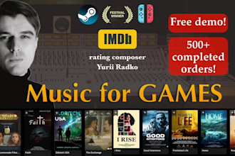compose original music and sound design for your video game