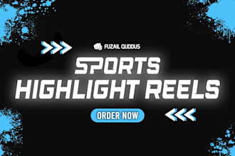 professionally edit sports highlight reels