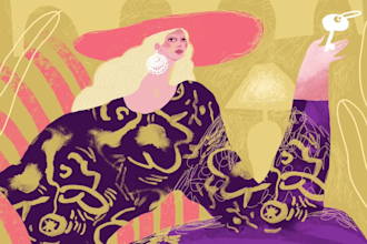 represent your idea in a fancy illustration with my style