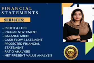 prepare financial statements and perform ratio analysis