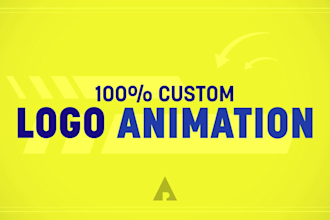 bring your logo to life with a uniqe, custom animation