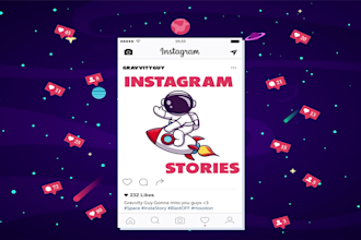 create instagram, facebook and youtube animated stories