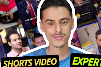 do video editing for youtube shorts, instagram reels, tiktok