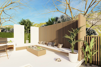 do landscape backyard design, garten, pool, patio,  as architect