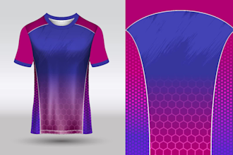 do sublimation sports and esports jersey design