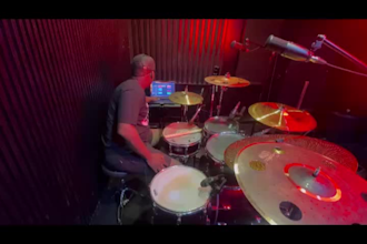 be your session drummer and record the drums for your song