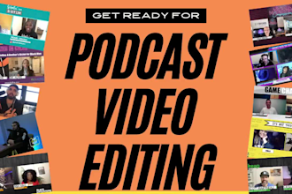 professionally edit zoom videos, podcast, webinars