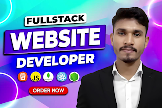 build or rebuild website development as full stack developer and website design