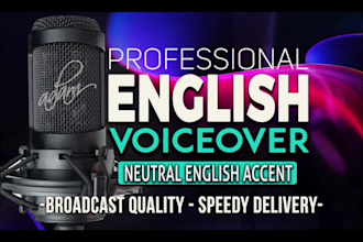 record a professional human vo in a neutral english accent