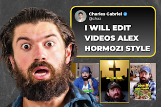 edit short clips like alex hormozi with catchy captions