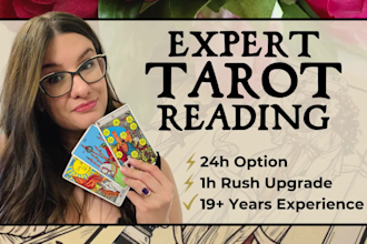 do a clear and relevant tarot reading in a video
