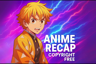 create copyright free anime recaps for your channel