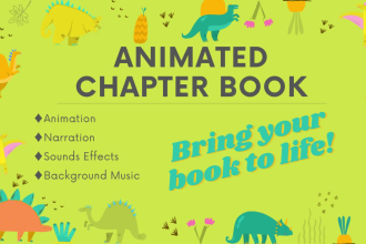 turn your kids chapter book into an animated videobook