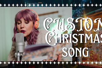 sing and write a custom country love song or christmas country pop song