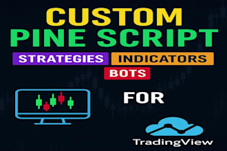 create any tradingview indicator or strategy in pinescript