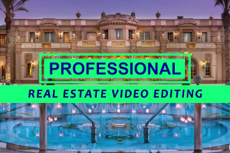 do real estate video editing in 24 hours