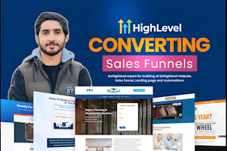 build sales funnel in gohighlevel, gohighlevel landing page or systeme io