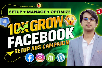 setup meta facebook ads campaign instagram ads manager fb advertising, marketing