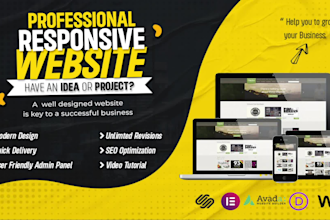 design responsive wordpress website in 24 hours