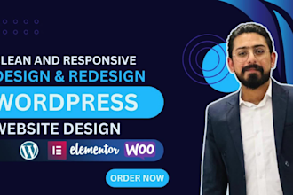 create or redesign resposnive wordpress website