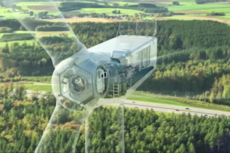 3d industrial animation for wind turbines renewable solar energy power plant