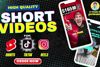 do professional short form video editing for instagram reels