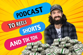 edit your podcast into short form video clips