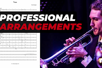 write a professional arrangement for your orchestra