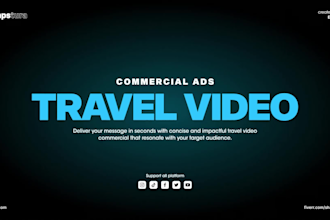 create travel video ads with a cinematic storytelling style