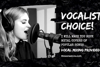 make popular rock and metal cover for your vocals