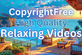 create HD meditation, relaxing, ambient, coffee shop jazz music videos