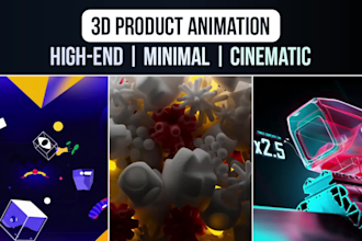 create 3d product motion design