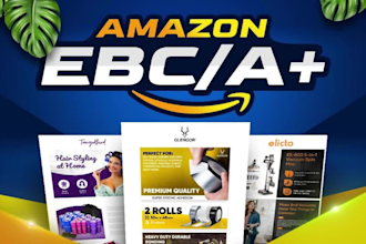design premium ebc a plus content design for amazon listing images