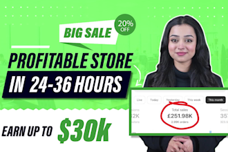create shopify dropshipping ecommerce store and website