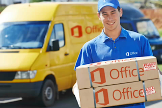 place your logo on courier box  delivery package parcel mockup