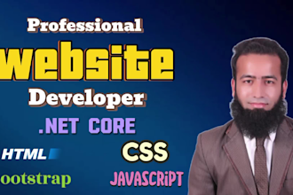 build static website, dynamic website as fullstack developer