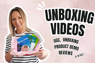 create an engaging unboxing ugc video ad for tiktok
